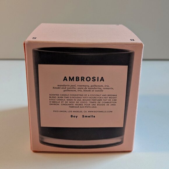 Boy Smells AMBROSIA Candle NEW IN BOX NIB Floral Citrus Woody 50 hour burn time - Picture 2 of 9